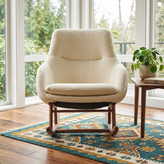 Las Vegas Rocker Club Chair styled in a bright Portland living room - Whats New Furniture