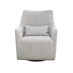 Lilith Swivel Chair in Woven Linen - accent chair by LH Imports - Whats New Furniture Portland OR