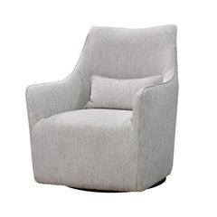 Lilith Swivel Chair in Woven Linen - accent chair by LH Imports - Whats New Furniture Portland OR
