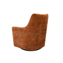 Lilith Swivel Chair - Brick Chenille - Whats New Furniture Portland OR