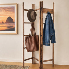 Lincoln Multi-Use Hanger styled in a bright mid-century modern Portland home - Whats New Furniture