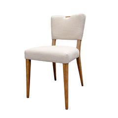 Luella Dining Chair - Sandy Beige/Cool Brown Legs - Whats New Furniture Portland OR