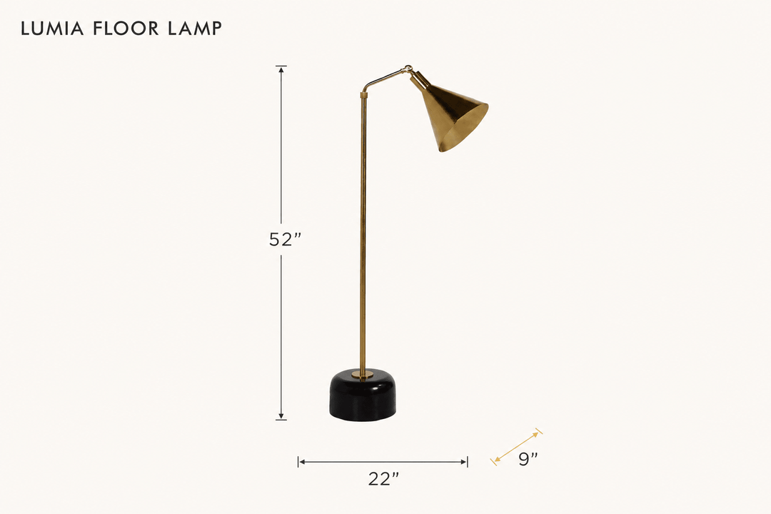 Lumia Floor Lamp dimensions - What&