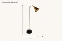Lumia Floor Lamp dimensions - What&