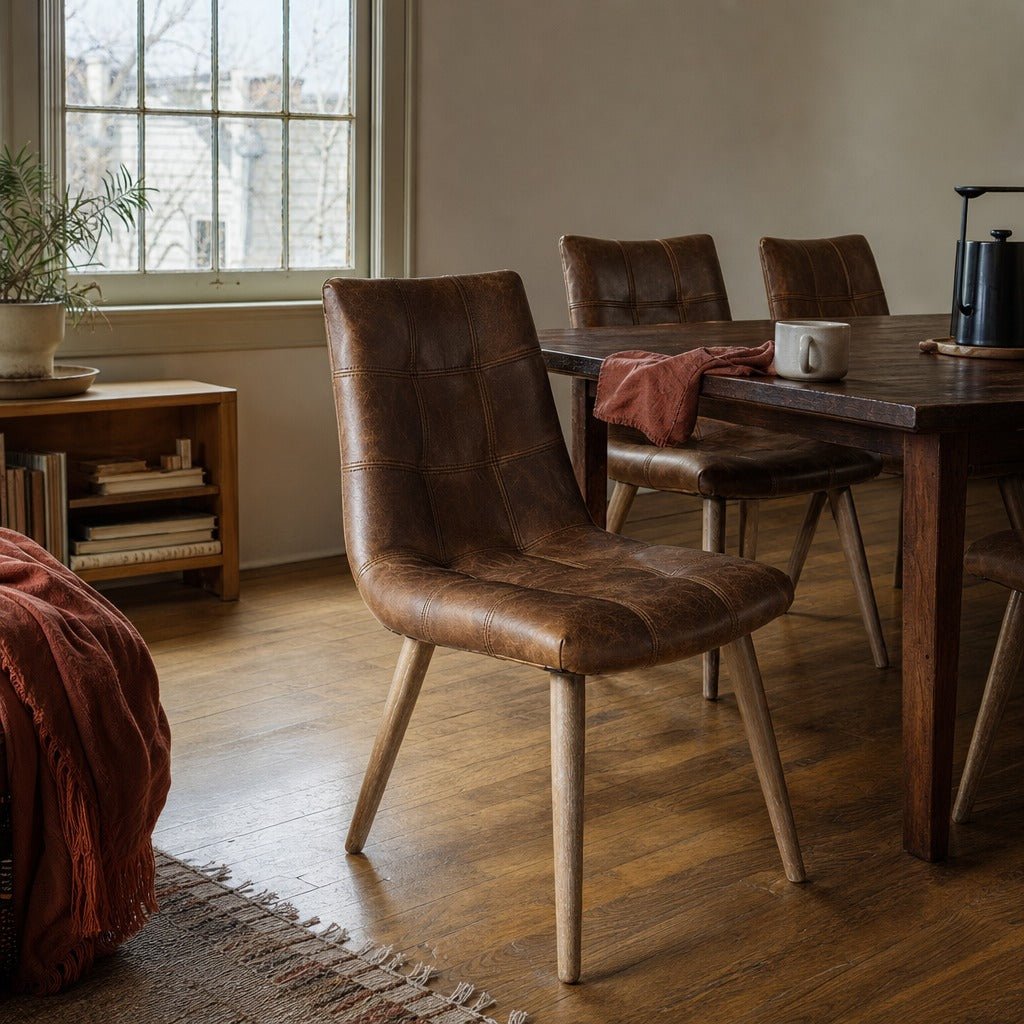 Mackenzie Dining Chair styled in Portland AlbertArts foursquare dining room - Whats New Furniture