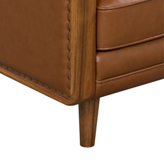 Mandalay Club Chair in Vegan Nut - accent chair by LH Imports - Whats New Furniture Portland OR