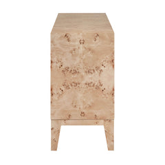 Mappa 3 Door Sideboard in Light Burl - sideboard by LH Imports - Whats New Furniture Portland OR