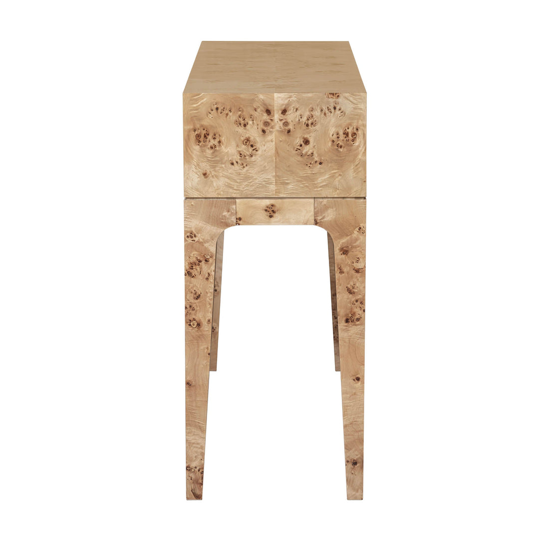 Mappa Console Table - Light Burl - Whats New Furniture Portland OR