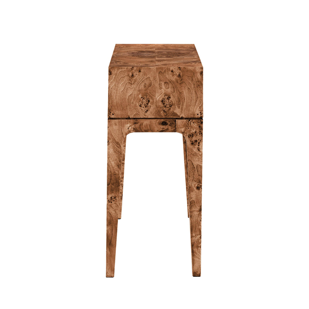 Mappa Console Table in Dark Burl - console table by LH Imports - Whats New Furniture Portland OR