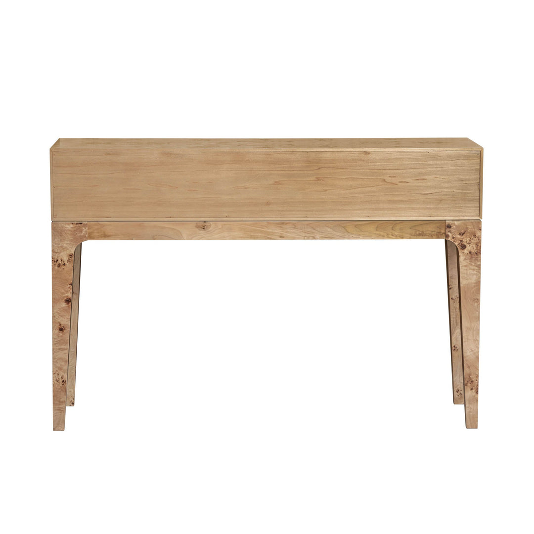 Mappa Console Table in Light Burl - console table by LH Imports - Whats New Furniture Portland OR