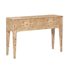Mappa Console Table - Light Burl - Whats New Furniture Portland OR