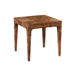Mappa Side Table in Dark Burl - Whats New Furniture Portland