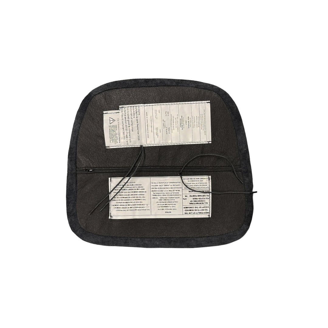 Metal Crossback Seat Cushion in Black - dining chair by LH Imports - Whats New Furniture Portland OR