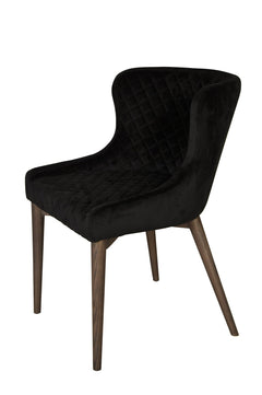 Mila Dining Chair in Black Velvet - dining chair by LH Imports - Whats New Furniture Portland OR