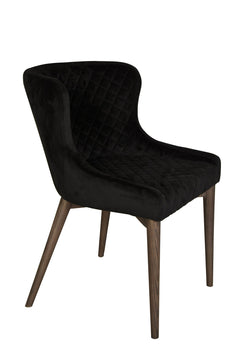 Mila Dining Chair in Black Velvet - dining chair by LH Imports - Whats New Furniture Portland OR
