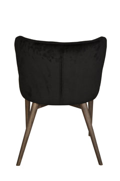 Mila Dining Chair in Black Velvet - dining chair by LH Imports - Whats New Furniture Portland OR