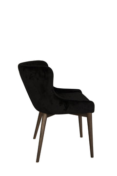 Mila Dining Chair in Black Velvet - dining chair by LH Imports - Whats New Furniture Portland OR