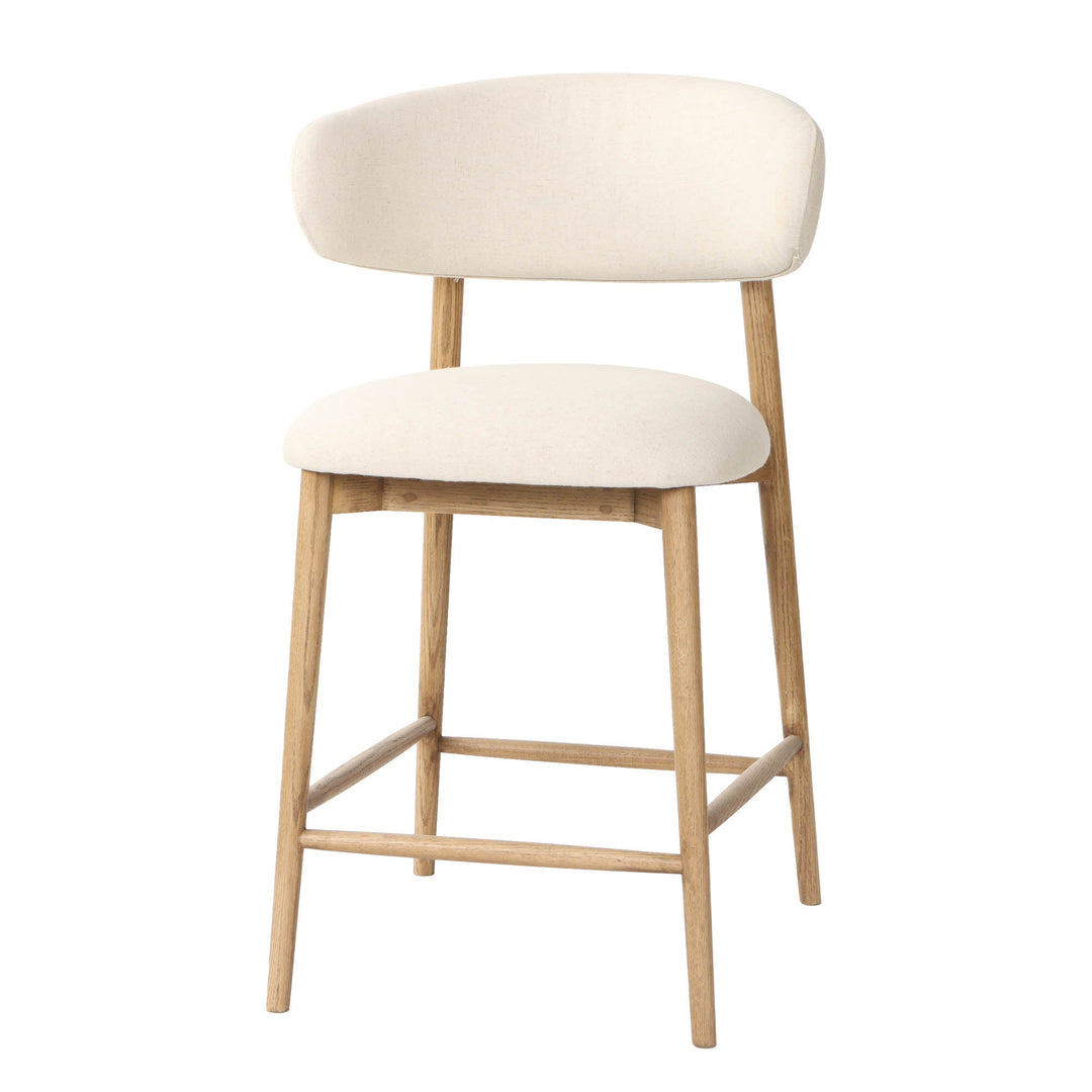 Milo Counter Stool in Savile Flax - Whats New Furniture Portland