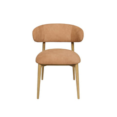 Milo Dining Chair in Tan Suede - dining chair by LH Imports - Whats New Furniture Portland OR