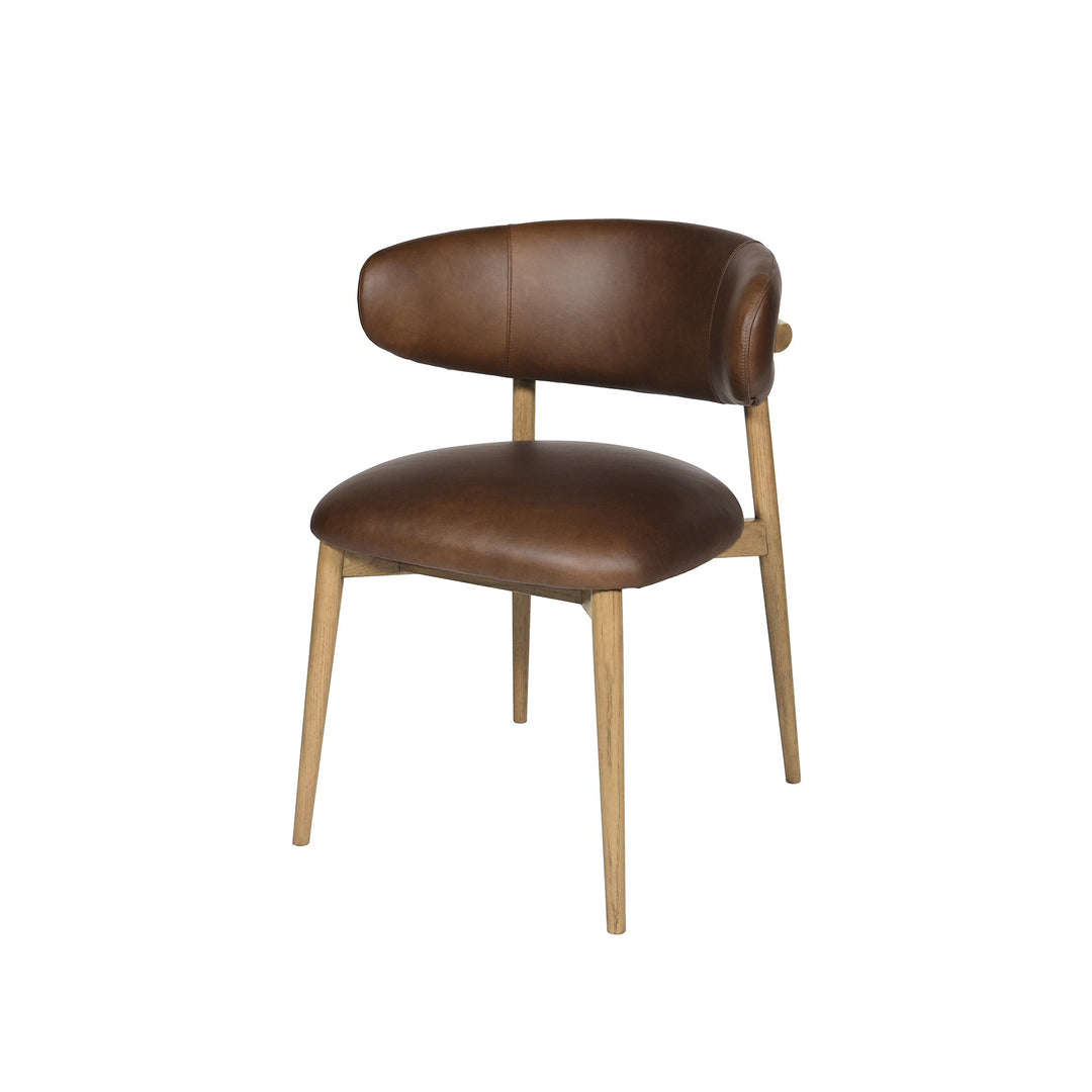 Milo Dining Chair in Mocha - studio - LH Imports - Whats New Furniture Portland OR
