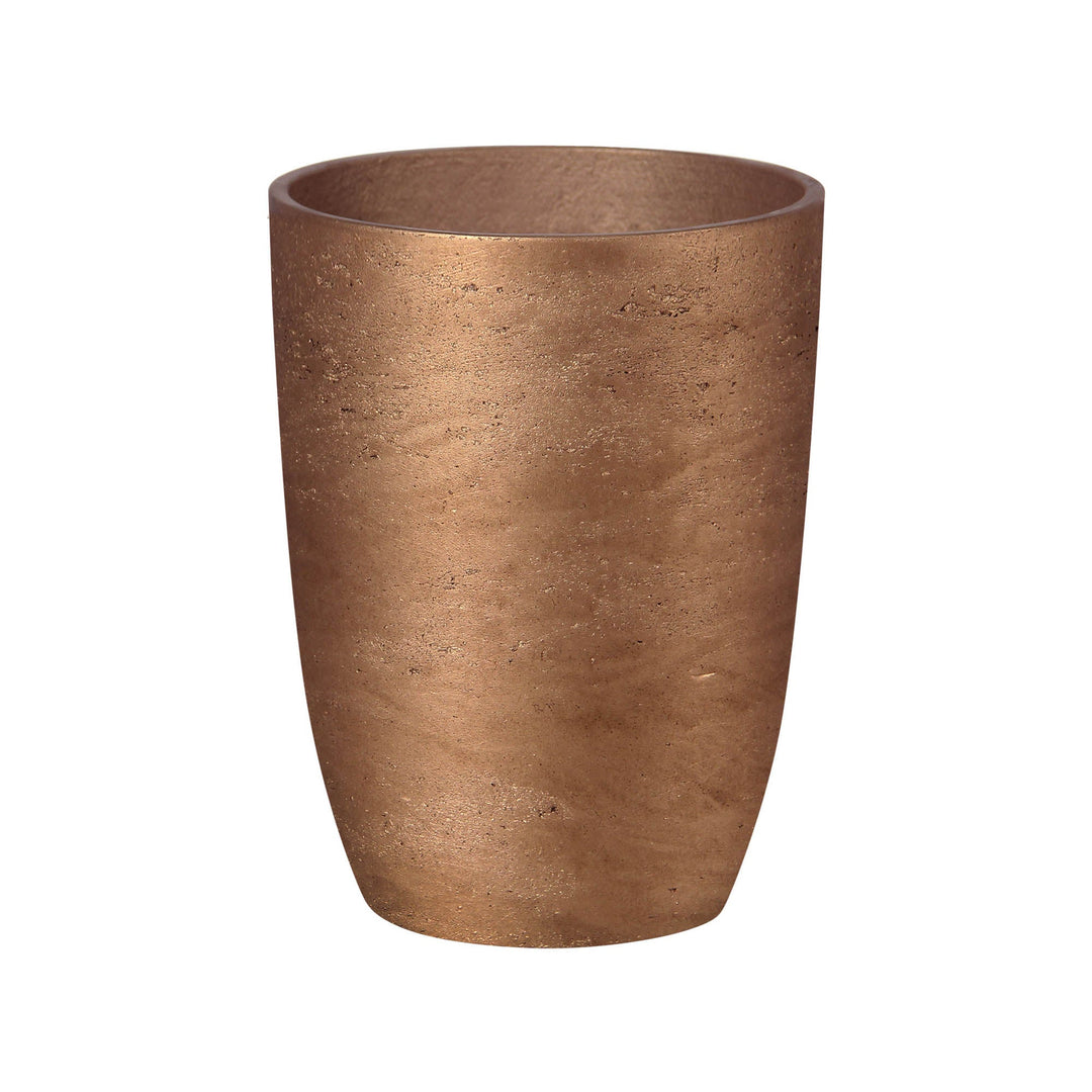 Mineral Small Tapered Vase in Metallic Bronze - home decor by LH Imports - Whats New Furniture Portland OR