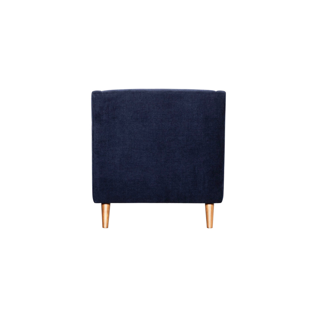 Missy Club Chair in Navy Velvet - accent chair by LH Imports - Whats New Furniture Portland OR