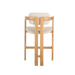 Monterrey Counter Stool in Cream Tweed - counter stool by LH Imports - Whats New Furniture Portland OR