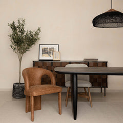 Naomi Dining Chair - Cognac - Whats New Furniture Portland OR