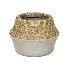 Nature Milk Jug Grass and Concrete Pot - home decor by LH Imports - Whats New Furniture Portland OR