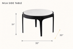 Nila Side Table dimensions - What&