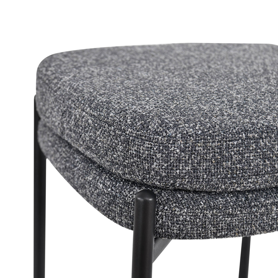 Nina Counter Stool in Chunky Grey - counter stool by LH Imports - Whats New Furniture Portland OR