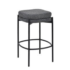 Nina Counter Stool in Chunky Grey - counter stool by LH Imports - Whats New Furniture Portland OR