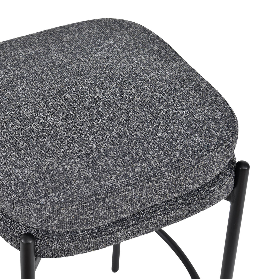 Nina Counter Stool in Chunky Grey - counter stool by LH Imports - Whats New Furniture Portland OR