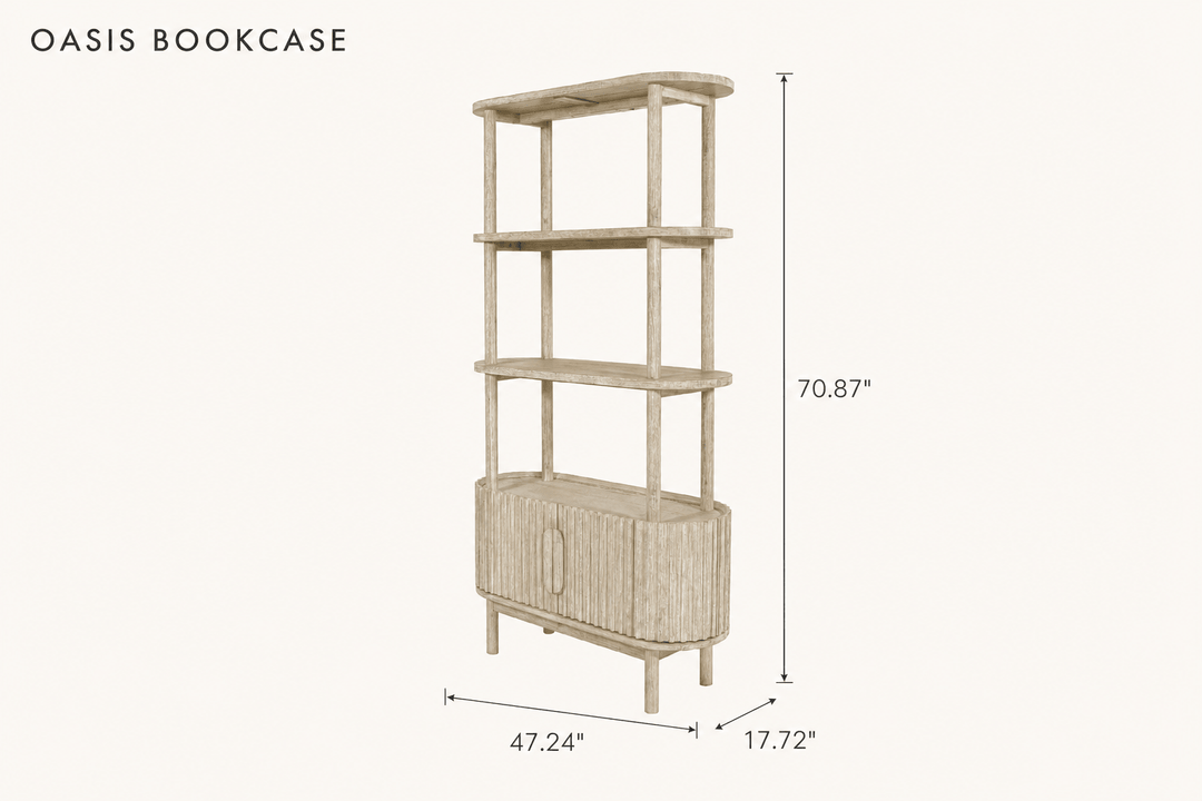 Oasis Bookcase dimensions - What&