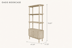 Oasis Bookcase dimensions - What&