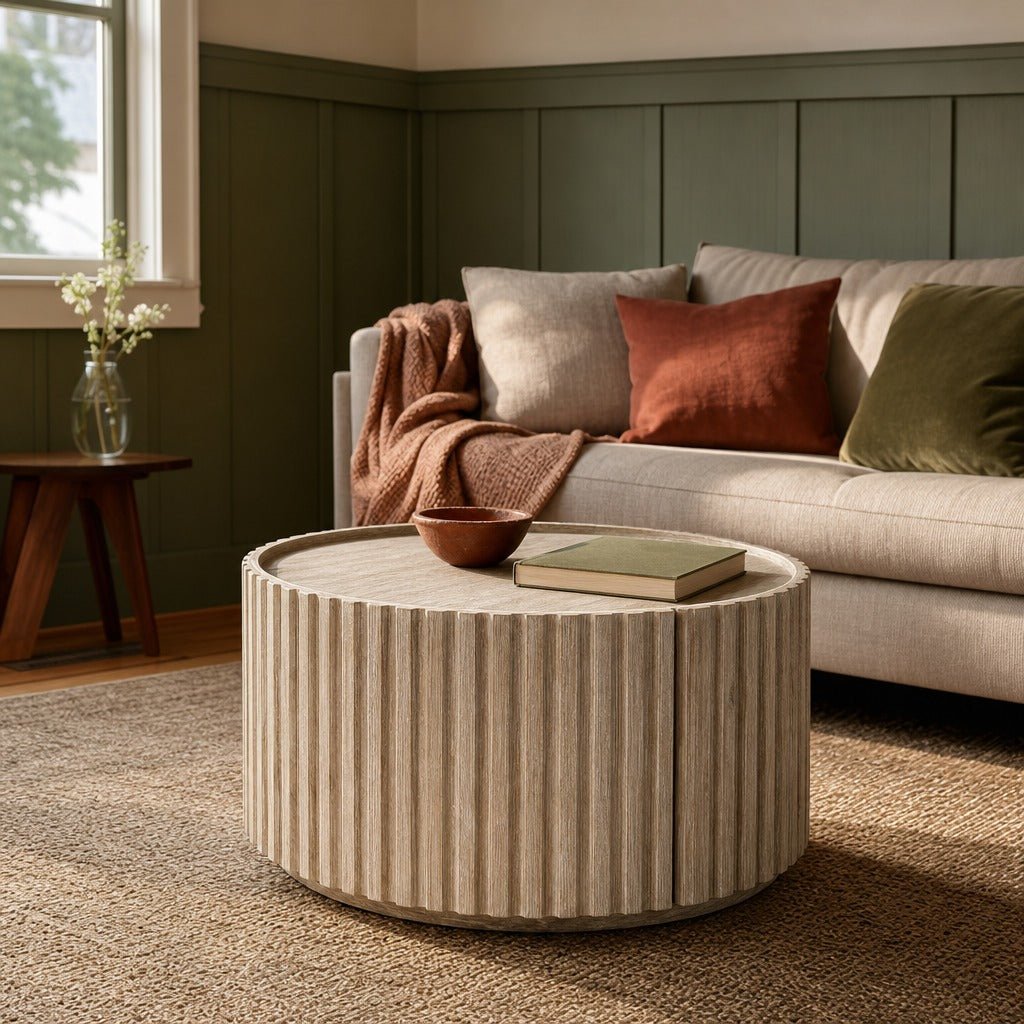 Oasis Coffee Table styled in Portland Montavillcottage living room - Whats New Furniture