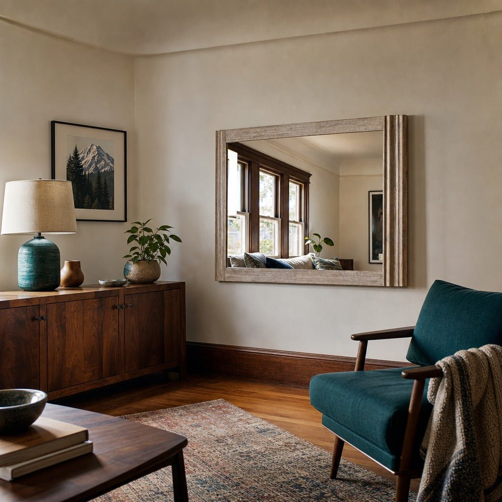Oasis Mirror styled in Portland Ladd&