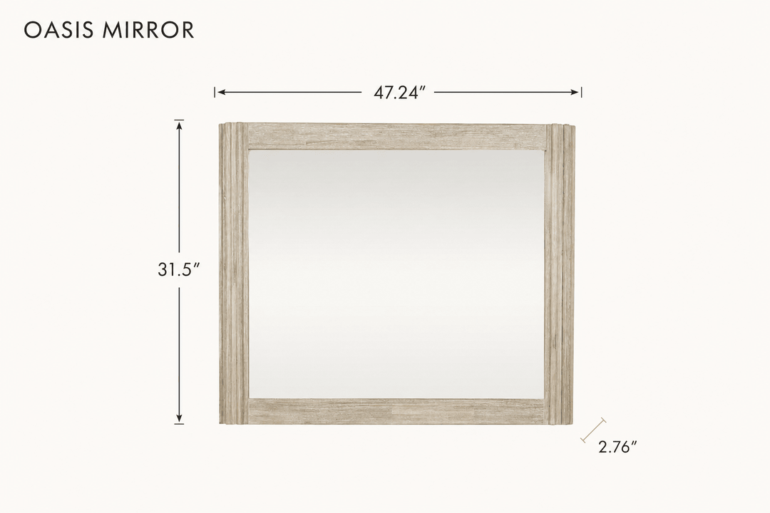Oasis Mirror dimensions - What&