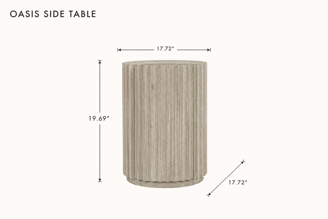 Oasis Side Table dimensions - What&