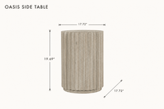 Oasis Side Table dimensions - What&