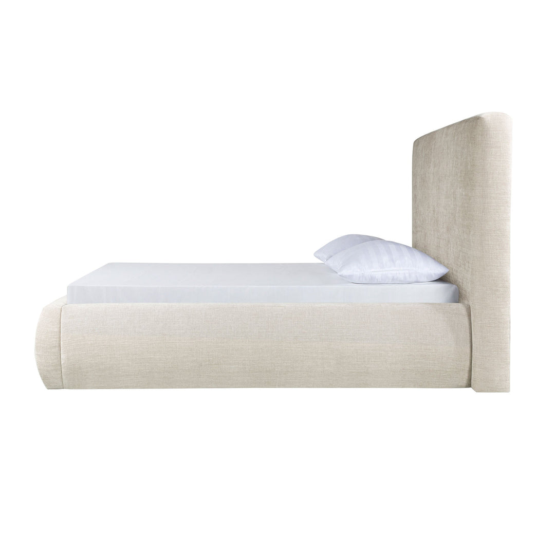 Oceana Queen Bed in Taupe - bed by LH Imports - Whats New Furniture Portland OR