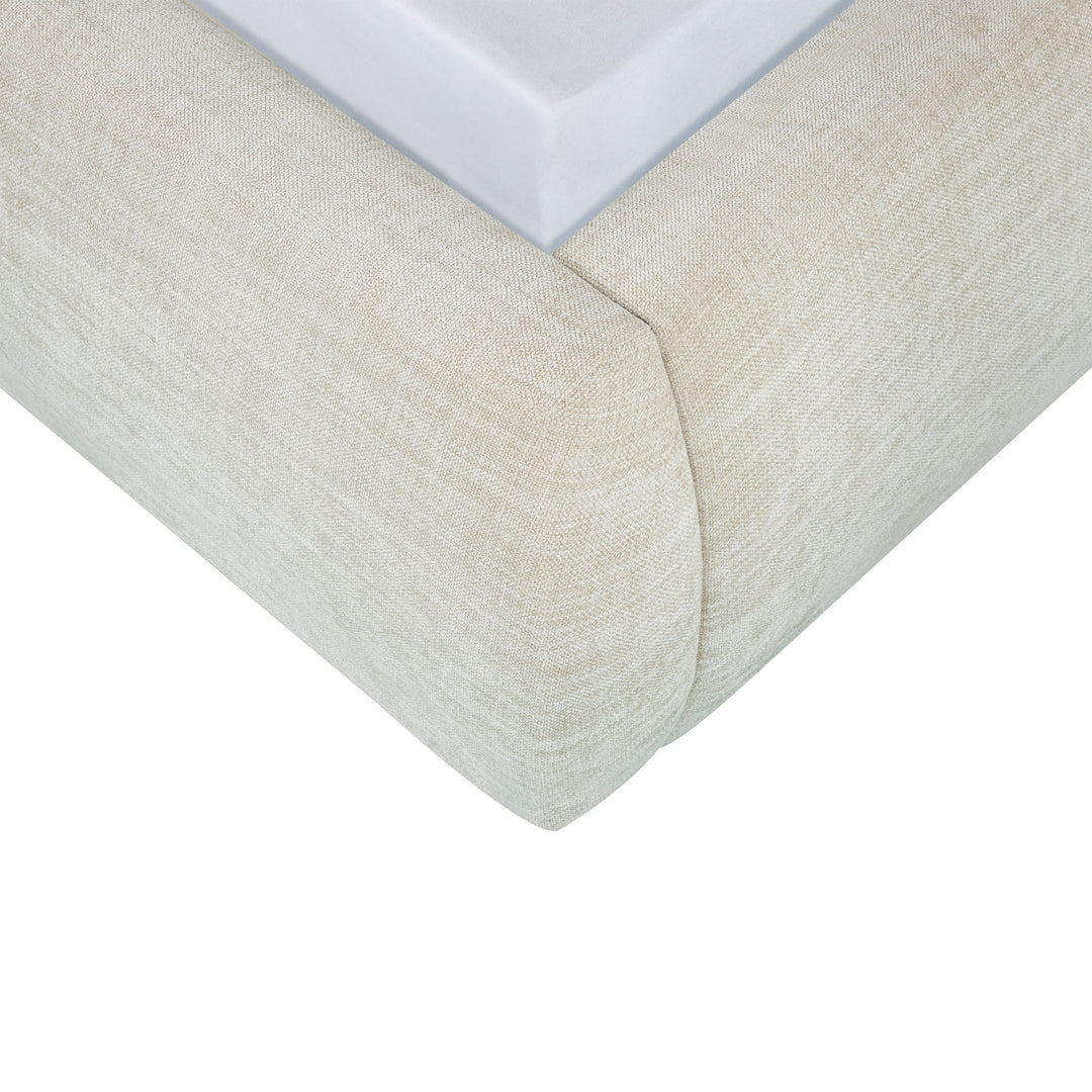 Oceana Queen Bed in Taupe - bed by LH Imports - Whats New Furniture Portland OR