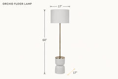 Orchid Floor Lamp dimensions - What&