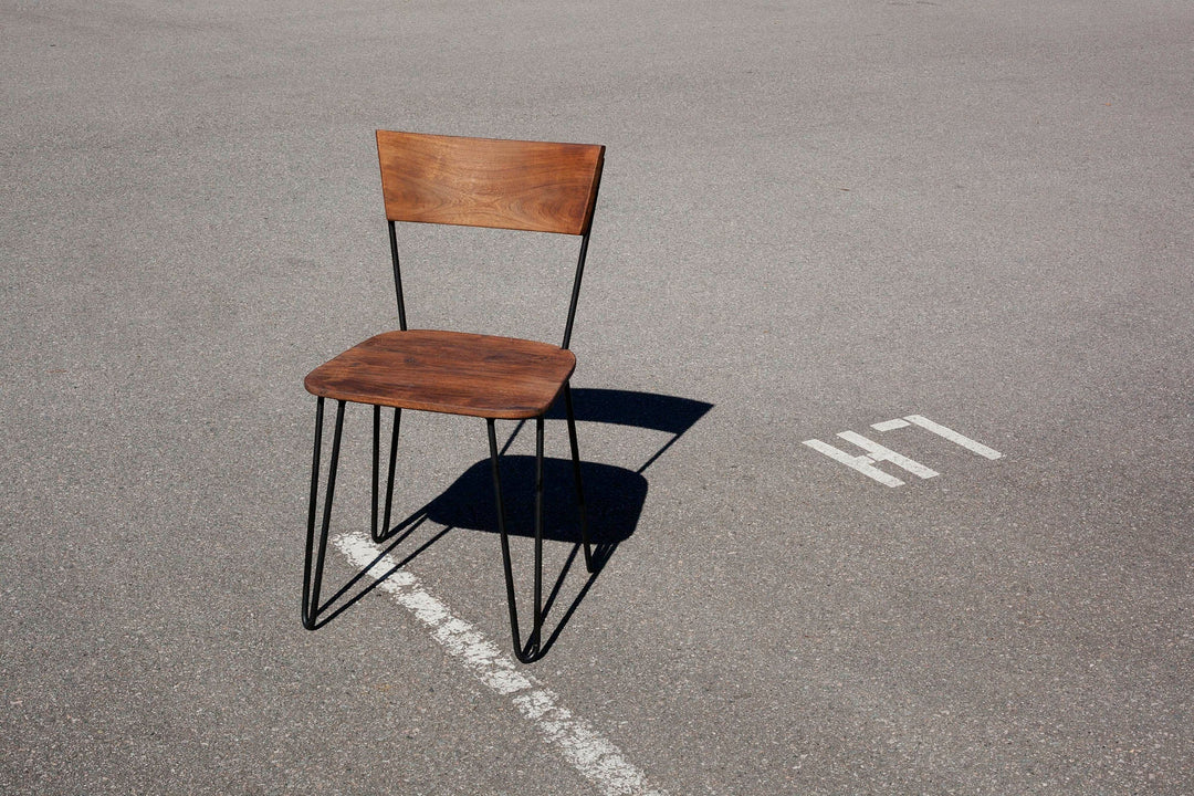 Organic Dining Chair in Matte Brown - dining chair by LH Imports - Whats New Furniture Portland OR