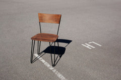 Organic Dining Chair in Matte Brown - dining chair by LH Imports - Whats New Furniture Portland OR