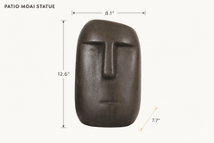 Patio Moai Statue dimensions - What&