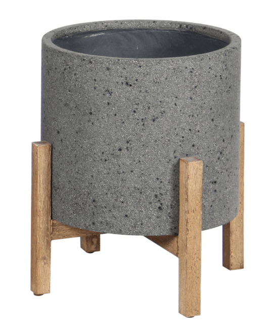 PATIO ROUND STANDING POT - What&
