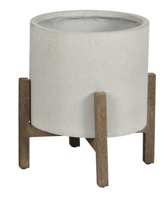 PATIO ROUND STANDING POT - What&