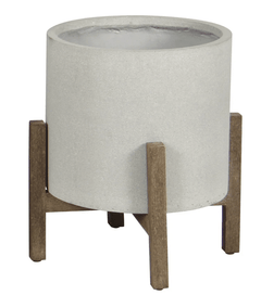 PATIO ROUND STANDING POT - What&