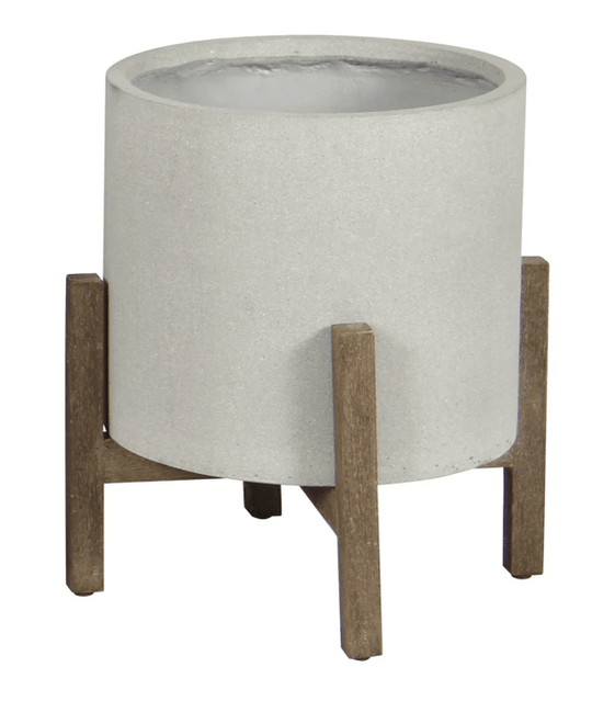 PATIO ROUND STANDING POT - What&